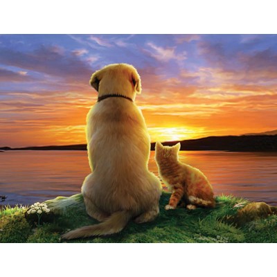 SunsOut XXL Teile - As the Sun Sets 300 Teile Puzzle Sunsout-59388