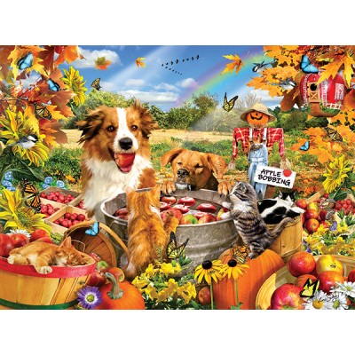 SunsOut XXL Teile - Bobbing for Apples 300 Teile Puzzle Sunsout-35106
