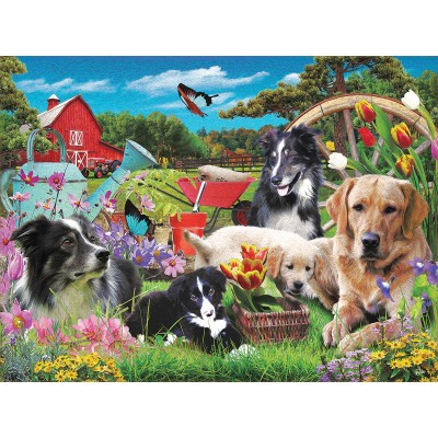 SunsOut XXL Teile - Who Has A Green Thumb ? 500 Teile Puzzle Sunsout-42263