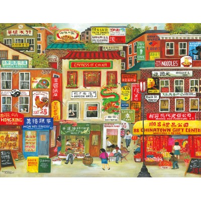 SunsOut XXL Teile - Chinatown 500 Teile Puzzle Sunsout-46356