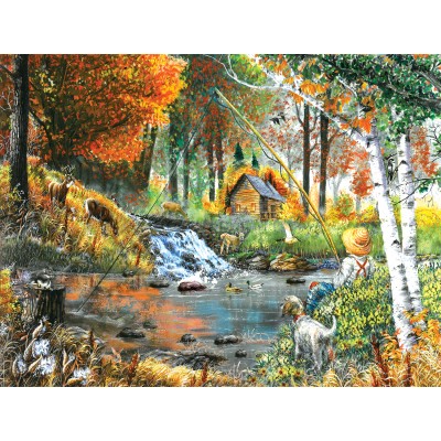 SunsOut XXL Teile - Fishing Companions 500 Teile Puzzle Sunsout-52317