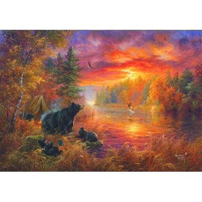 SunsOut XXL Teile - Fishing Camp 500 Teile Puzzle Sunsout-69809