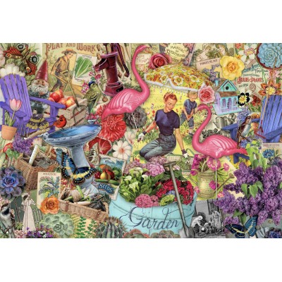 Grafika Garten Collage 1000 Teile Puzzle Grafika-F-33686