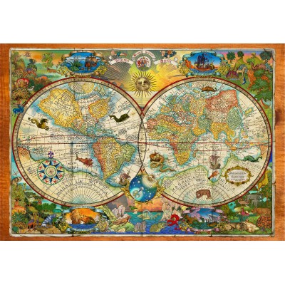 Grafika Karte der Kreaturen der Erde 1000 Teile Puzzle Grafika-F-33687