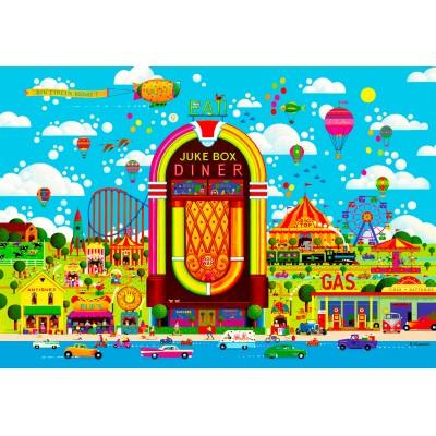Grafika Jukebox Karneval 1000 Teile Puzzle Grafika-F-33771