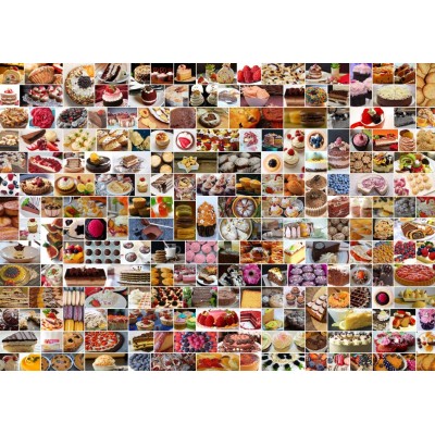 Grafika Collage - Kuchen 1500 Teile Puzzle Grafika-F-30045