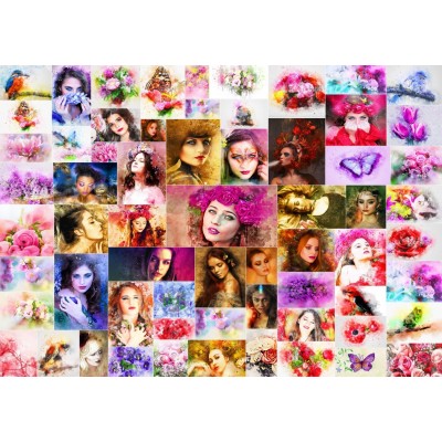 Grafika Collage - Frauen 1500 Teile Puzzle Grafika-F-30057