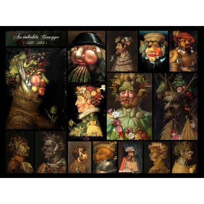 Grafika Arcimboldo Giuseppe - Collage 2000 Teile Puzzle Grafika-F-30215