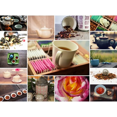 Grafika Collage - Tee 2000 Teile Puzzle Grafika-F-30397