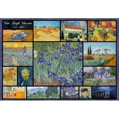 Grafika Vincent Van Gogh - Collage 1000 Teile Puzzle Grafika-F-32741