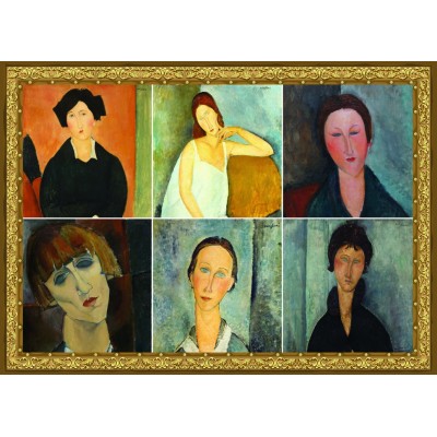 Grafika Modigliani en collage 1500 Teile Puzzle Grafika-F-33328