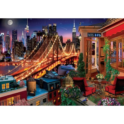 Art Puzzle Terrasse Brooklyn 1500 Teile Puzzle Art-Puzzle-5376