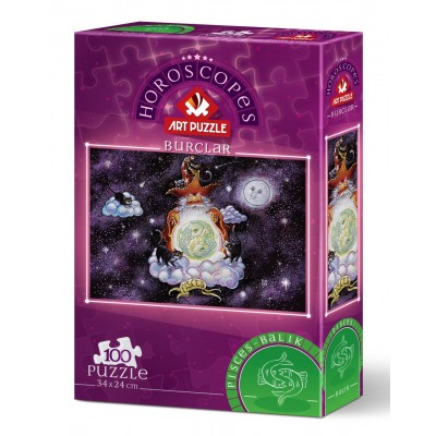 Art Puzzle Horoscope - Pisces 100 Teile Puzzle Art-Puzzle-5812