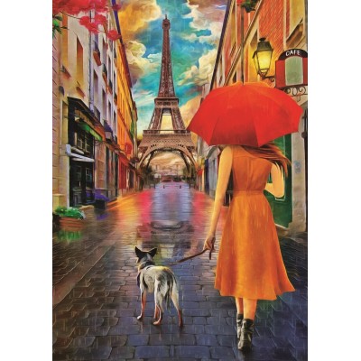 Art Puzzle Freundschaft im Regen 500 Teile Puzzle Art-Puzzle-5089