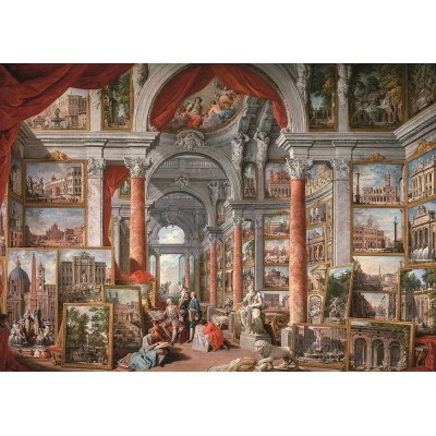 Art Puzzle Museum Series - Galerie mit Ansichten des Modernen Rom, 1757 2000 Teile Puzzle Art-Puzzle-5479