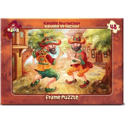 Art Puzzle Rahmenpuzzle - Karagöz and Hacivat 48 Teile Puzzle Art-Puzzle-5798