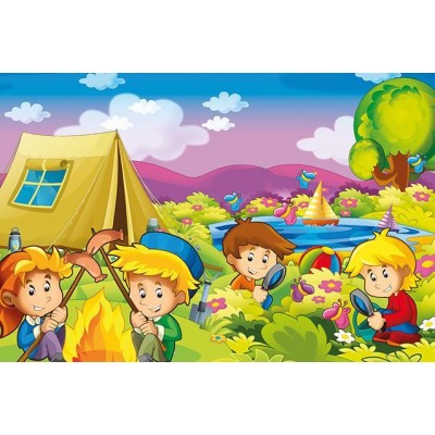 Art Puzzle Wooden Puzzle - Campers 25 Teile Puzzle Art-Puzzle-5872