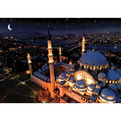 Art Puzzle Puzzle Neon - Blaue Moschee 1000 Teile Puzzle Art-Puzzle-5264