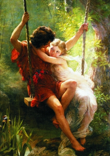 Gold Puzzle Pierre-August Cot: Frühling 1000 Teile Puzzle Gold-Puzzle-60638