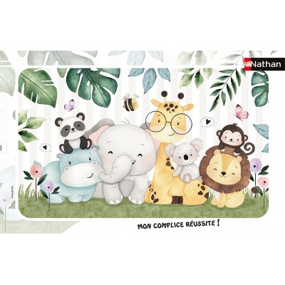 Nathan Rahmenpuzzle - Sanfte und Kuschelige Tiere 15 Teile Puzzle Nathan-01095