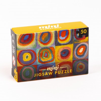 Professor Puzzle Mini Puzzle - Square With Concentric Circles 50 Teile Puzzle Professor-Puzzle-SquareWithConcentricCircles