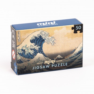 Professor Puzzle Mini Puzzle - The Great Wave Off Kanagawa 50 Teile Puzzle Professor-Puzzle-TheGreatWaveOffKanagawa