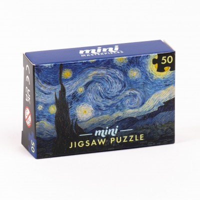 Professor Puzzle Mini Puzzle - The Starry Night 50 Teile Puzzle Professor-Puzzle-TheStarryNight
