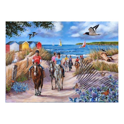HOP - House of Puzzles XXL Teile - Pferde am Meer 500 Teile Puzzle House-Of-Puzzles-HP0603