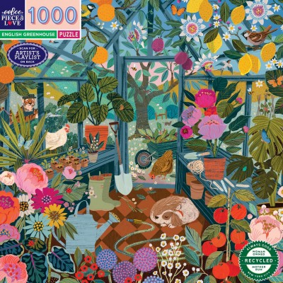 eeBoo Englisches Gewächshaus 1000 Teile Puzzle eeBoo-52134