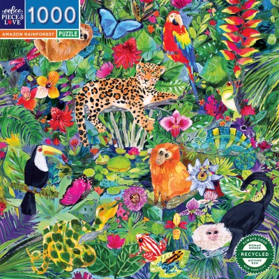 eeBoo Amazon Rainforest 1000 Teile Puzzle eeBoo-51050