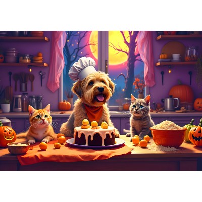 Bluebird Puzzle Backen für Halloween 1000 Teile Puzzle Bluebird-Puzzle-F-91062