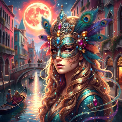 Bluebird Puzzle Karneval in Venedig 1000 Teile Puzzle Bluebird-Puzzle-F-91168
