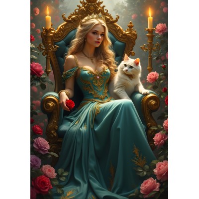 Bluebird Puzzle Die Königin der Rosen 1000 Teile Puzzle Bluebird-Puzzle-F-91181