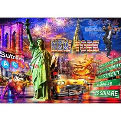Bluebird Puzzle New York 3000 Teile Puzzle Bluebird-Puzzle-70149