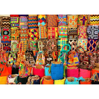 Bluebird Puzzle Colorful Baskets 1500 Teile Puzzle Bluebird-Puzzle-70223