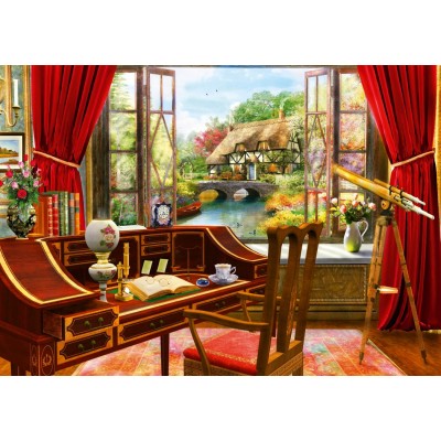 Bluebird Puzzle Study View 1000 Teile Puzzle Bluebird-Puzzle-70320-P