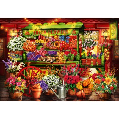 Bluebird Puzzle Flower Market Stall 1000 Teile Puzzle Bluebird-Puzzle-70333-P