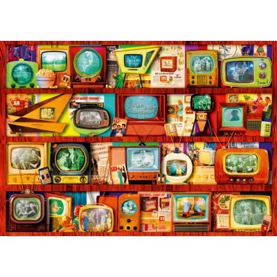 Bluebird Puzzle Golden Age of Television-Shelf 1000 Teile Puzzle Bluebird-Puzzle-70330-P