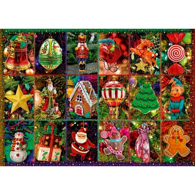 Bluebird Puzzle Festive Ornaments 1000 Teile Puzzle Bluebird-Puzzle-70325-P