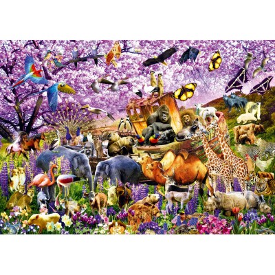 Bluebird Puzzle Two By Two at Noah's Ark 1000 Teile Puzzle Bluebird-Puzzle-70495-P