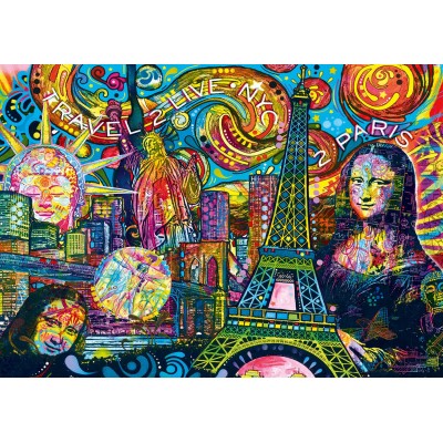 Bluebird Puzzle Iconic Travel 1000 Teile Puzzle Bluebird-Puzzle-70496-P