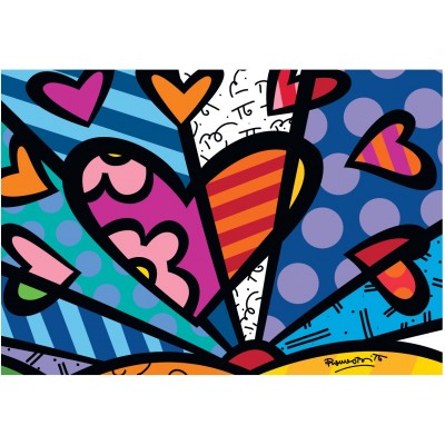 Bluebird Puzzle Romero Britto - Sunset 2000 Teile Puzzle Bluebird-Puzzle-F-90024