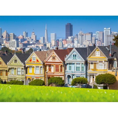 Bluebird Puzzle San Francisco, Painted Ladies 3000 Teile Puzzle Bluebird-Puzzle-70565-P