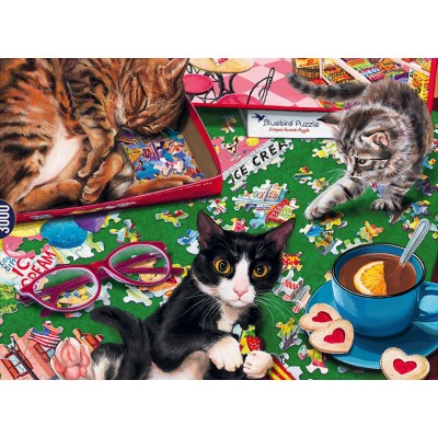 Bluebird Puzzle Bluebird Puzzle Cats 3000 Teile Puzzle Bluebird-Puzzle-70567-P