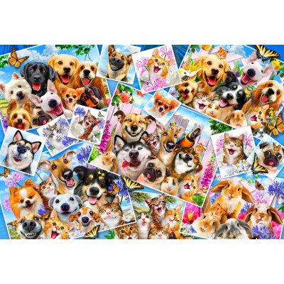Bluebird Puzzle Selfie Pet Collage 300 Teile Puzzle Bluebird-Puzzle-F-90086