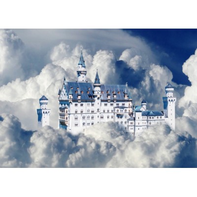Bluebird Puzzle Neuschwanstein Castle in Clouds 500 Teile Puzzle Bluebird-Puzzle-F-90105