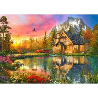 Bluebird Puzzle The Mountain Cabin 1000 Teile Puzzle Bluebird-Puzzle-F-90193
