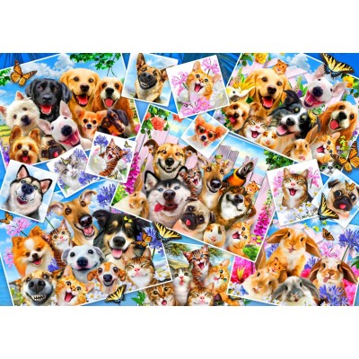 Bluebird Puzzle Selfie Pet Collage 1000 Teile Puzzle Bluebird-Puzzle-F-90232