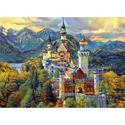 Bluebird Puzzle Neuschwanstein 1000 Teile Puzzle Bluebird-Puzzle-F-90285
