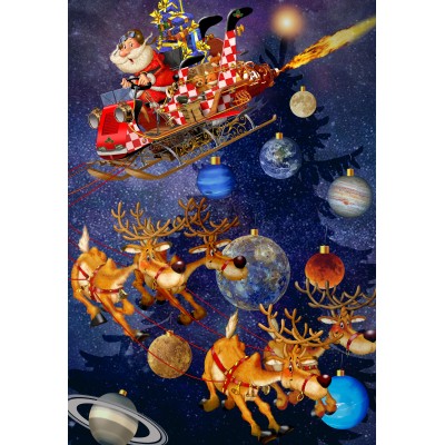 Bluebird Puzzle Santa Claus is arriving! 1000 Teile Puzzle Bluebird-Puzzle-F-90316